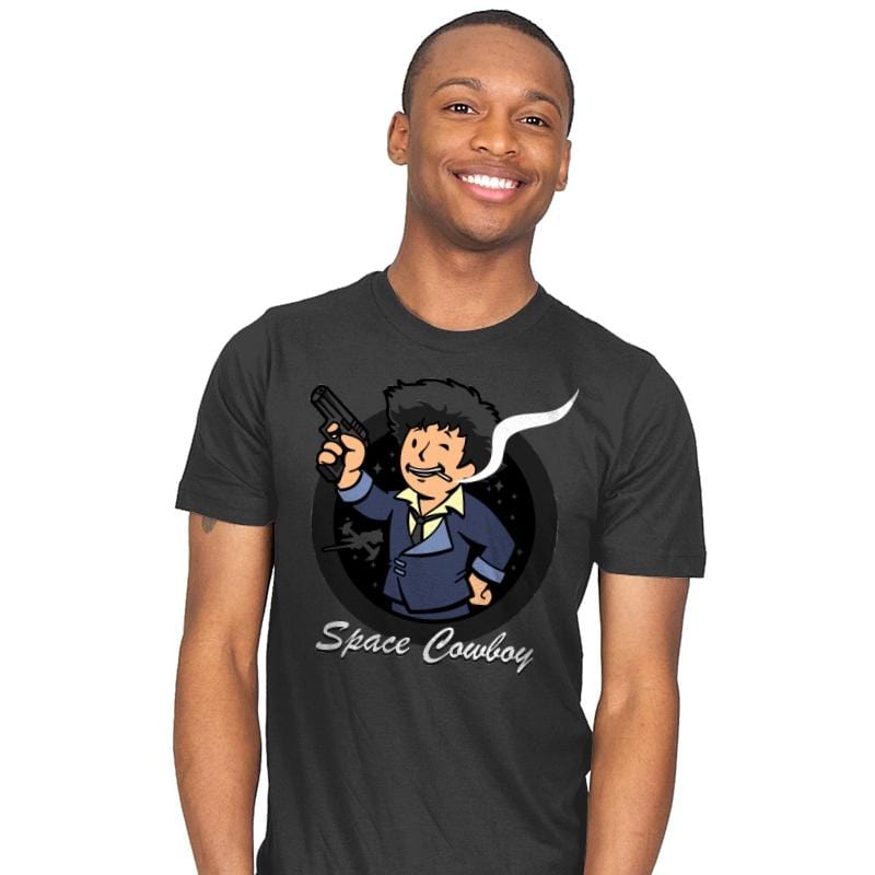Space Cowboy - Mens T-Shirts RIPT Apparel Small / Charcoal