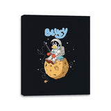 Space Dad - Canvas Wraps Canvas Wraps RIPT Apparel 11x14 / Black