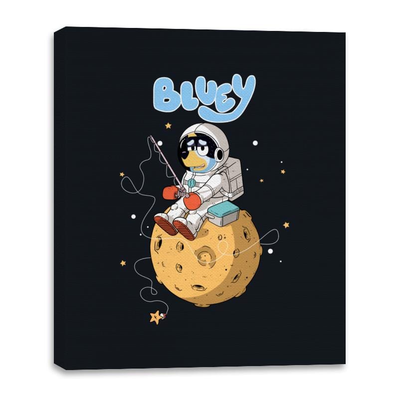 Space Dad - Canvas Wraps Canvas Wraps RIPT Apparel 16x20 / Black