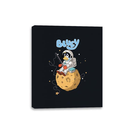 Space Dad - Canvas Wraps Canvas Wraps RIPT Apparel 8x10 / Black
