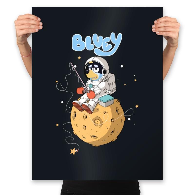 Space Dad - Prints Posters RIPT Apparel 18x24 / Black