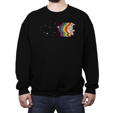 Space Dance - Crew Neck Sweatshirt Crew Neck Sweatshirt RIPT Apparel Small / Black