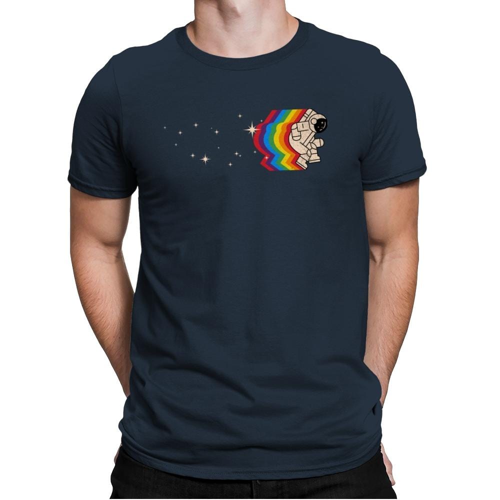 Space Dance - Mens Premium T-Shirts RIPT Apparel Small / Indigo