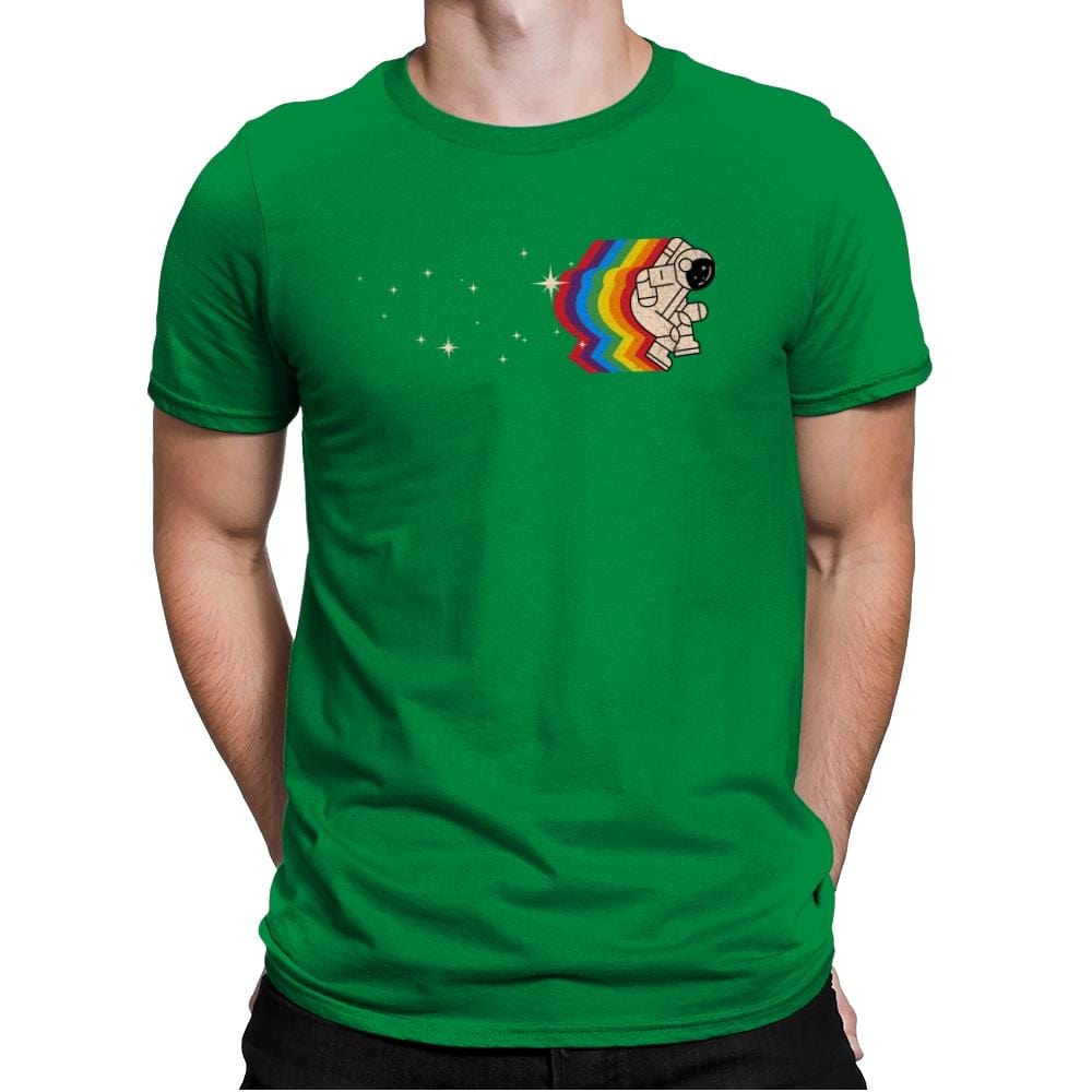 Space Dance - Mens Premium T-Shirts RIPT Apparel Small / Kelly Green