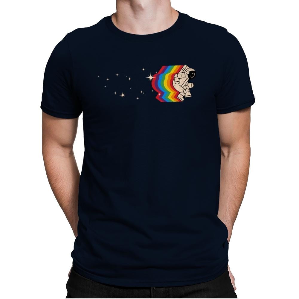 Space Dance - Mens Premium T-Shirts RIPT Apparel Small / Midnight Navy