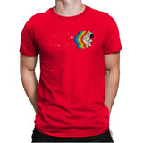Space Dance - Mens Premium T-Shirts RIPT Apparel Small / Red