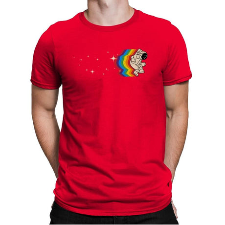 Space Dance - Mens Premium T-Shirts RIPT Apparel Small / Red