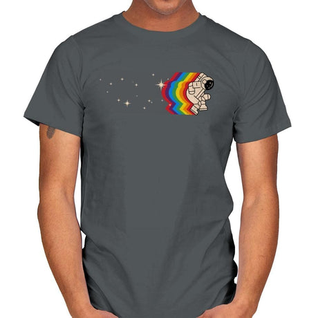 Space Dance - Mens T-Shirts RIPT Apparel Small / Charcoal