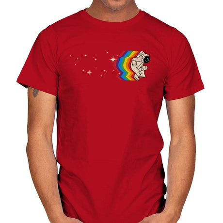 Space Dance - Mens T-Shirts RIPT Apparel Small / Red