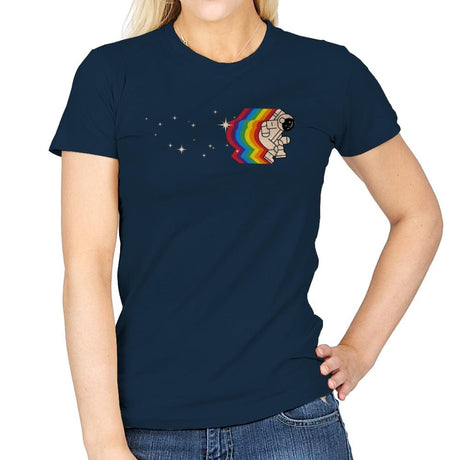 Space Dance - Womens T-Shirts RIPT Apparel Small / Navy
