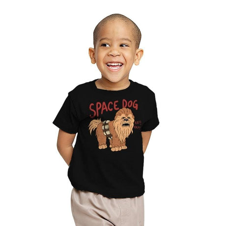 Space Dog - Youth T-Shirts RIPT Apparel X-small / Black