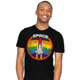 Space Explorer - Mens T-Shirts RIPT Apparel Small / Black