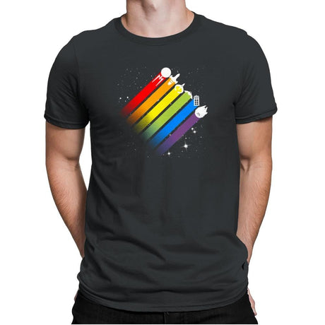 Space for Everyone - Pride - Mens Premium T-Shirts RIPT Apparel Small / Heavy Metal