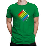 Space for Everyone - Pride - Mens Premium T-Shirts RIPT Apparel Small / Kelly Green