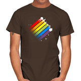 Space for Everyone - Pride - Mens T-Shirts RIPT Apparel Small / Dark Chocolate