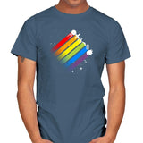 Space for Everyone - Pride - Mens T-Shirts RIPT Apparel Small / Indigo Blue