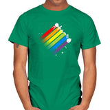Space for Everyone - Pride - Mens T-Shirts RIPT Apparel Small / Kelly Green