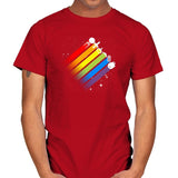 Space for Everyone - Pride - Mens T-Shirts RIPT Apparel Small / Red