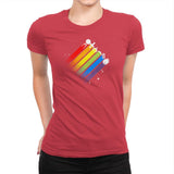 Space for Everyone - Pride - Womens Premium T-Shirts RIPT Apparel Small / Red