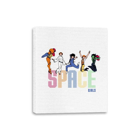 Space Girls - Canvas Wraps Canvas Wraps RIPT Apparel 8x10 / White