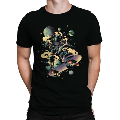 Space Grind - Mens Premium T-Shirts RIPT Apparel Small / Black