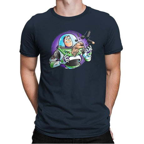 Space Guardian - Mens Premium T-Shirts RIPT Apparel Small / Indigo