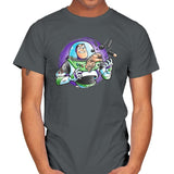 Space Guardian - Mens T-Shirts RIPT Apparel Small / Charcoal