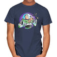 Space Guardian - Mens T-Shirts RIPT Apparel Small / Navy
