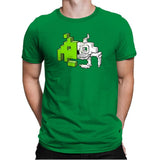 Space Invader Anatomy Exclusive - Mens Premium T-Shirts RIPT Apparel Small / Kelly Green