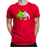 Space Invader Anatomy Exclusive - Mens Premium T-Shirts RIPT Apparel Small / Red