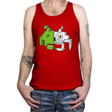 Space Invader Anatomy Exclusive - Tanktop Tanktop RIPT Apparel X-Small / Red