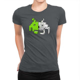 Space Invader Anatomy Exclusive - Womens Premium T-Shirts RIPT Apparel Small / Heavy Metal