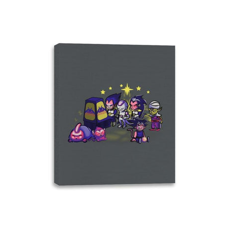 Space Invasion - Canvas Wraps Canvas Wraps RIPT Apparel 8x10 / Charcoal
