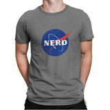 Space Nerd - Mens Premium T-Shirts RIPT Apparel Small / Heather Grey