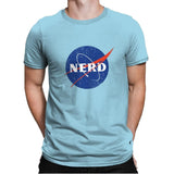 Space Nerd - Mens Premium T-Shirts RIPT Apparel Small / Light Blue