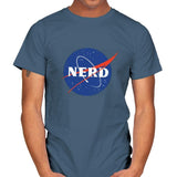 Space Nerd - Mens T-Shirts RIPT Apparel Small / Indigo Blue