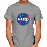 Space Nerd - Mens T-Shirts RIPT Apparel Small / Sport Grey