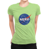 Space Nerd - Womens Premium T-Shirts RIPT Apparel Small / Mint
