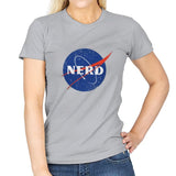Space Nerd - Womens T-Shirts RIPT Apparel Small / Sport Grey