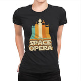 Space Opera - Womens Premium T-Shirts RIPT Apparel Small / Black