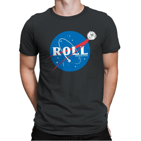 Space Roll - Mens Premium T-Shirts RIPT Apparel Small / Heavy Metal