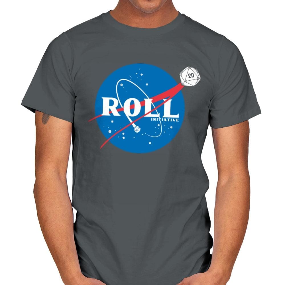 Space Roll - Mens T-Shirts RIPT Apparel Small / Charcoal