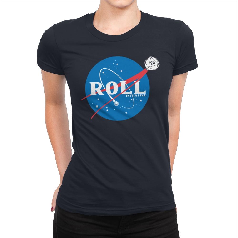 Space Roll - Womens Premium T-Shirts RIPT Apparel Small / Midnight Navy