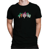 Space Veggie Warriors - Kamehameha Tees - Mens Premium T-Shirts RIPT Apparel Small / Black