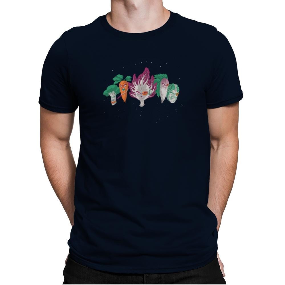 Space Veggie Warriors - Kamehameha Tees - Mens Premium T-Shirts RIPT Apparel Small / Midnight Navy