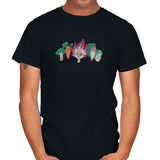 Space Veggie Warriors - Kamehameha Tees - Mens T-Shirts RIPT Apparel Small / Black