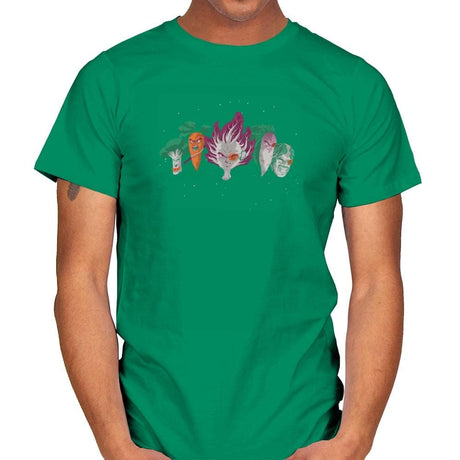Space Veggie Warriors - Kamehameha Tees - Mens T-Shirts RIPT Apparel Small / Kelly Green