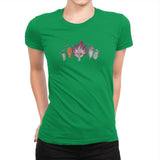 Space Veggie Warriors - Kamehameha Tees - Womens Premium T-Shirts RIPT Apparel Small / Kelly Green
