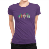 Space Veggie Warriors - Kamehameha Tees - Womens Premium T-Shirts RIPT Apparel Small / Purple Rush