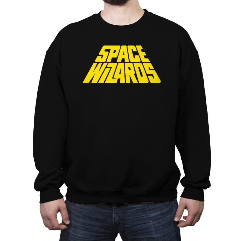 Space Wizards - Crew Neck Sweatshirt Crew Neck Sweatshirt RIPT Apparel Small / Black